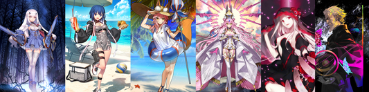 [JP] FGO Tamamo Ciel Fairy Knight Lancelot Melusine+ Koyanskaya BG Kscope + 1~2x5* Fate Grand Order starter account-Mobile Games Starter