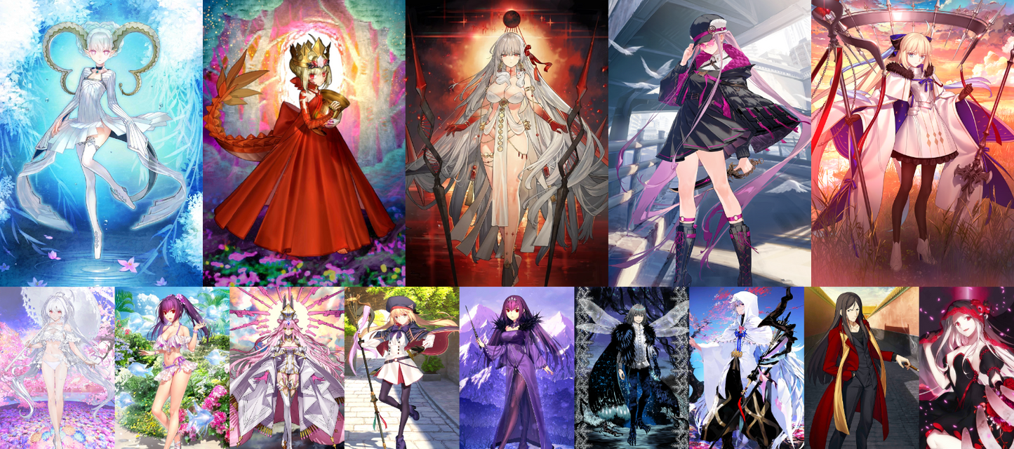 [JP] FGO Tiamat Larva Draco Durga /Kali Tonelico Aesc the Savior+Koyanskaya Castoria +3000SQ Fate Grand Order endgame quartz account-Mobile Games Starter