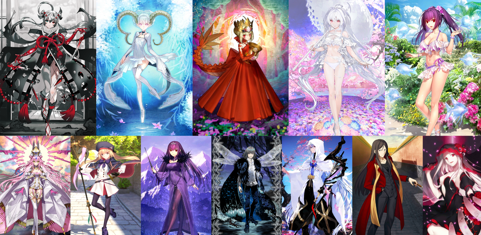 [JP] FGO Tiamat Larva Draco Kashin Koji+ Koyanskaya Castoria Skadi + 3000SQ Fate Grand Order endgame quartz account-Mobile Games Starter