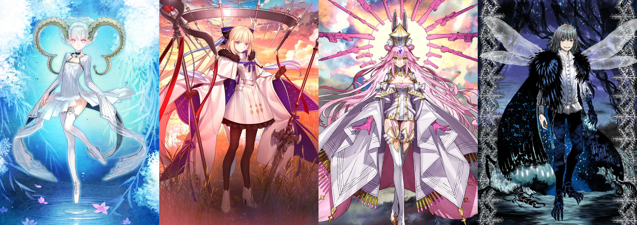 [JP] FGO Tiamat Larva Tonelico Aesc the Savior + Koyanskaya Oberon + 1 ...