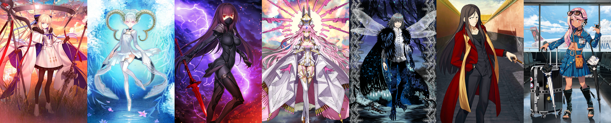 [JP] FGO Tonelico Aesc the Savior + Tiamat Larva + Scathach Koyanskaya Oberon Waver Chloe Fate Grand Order starter account-Mobile Games Starter