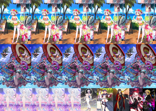 [JP] FGO Triple NP5 Kama NP5 Ibuki NP5 Lady Avalon + Urd Castoria BG Fate Grand Order endgame account-Mobile Games Starter