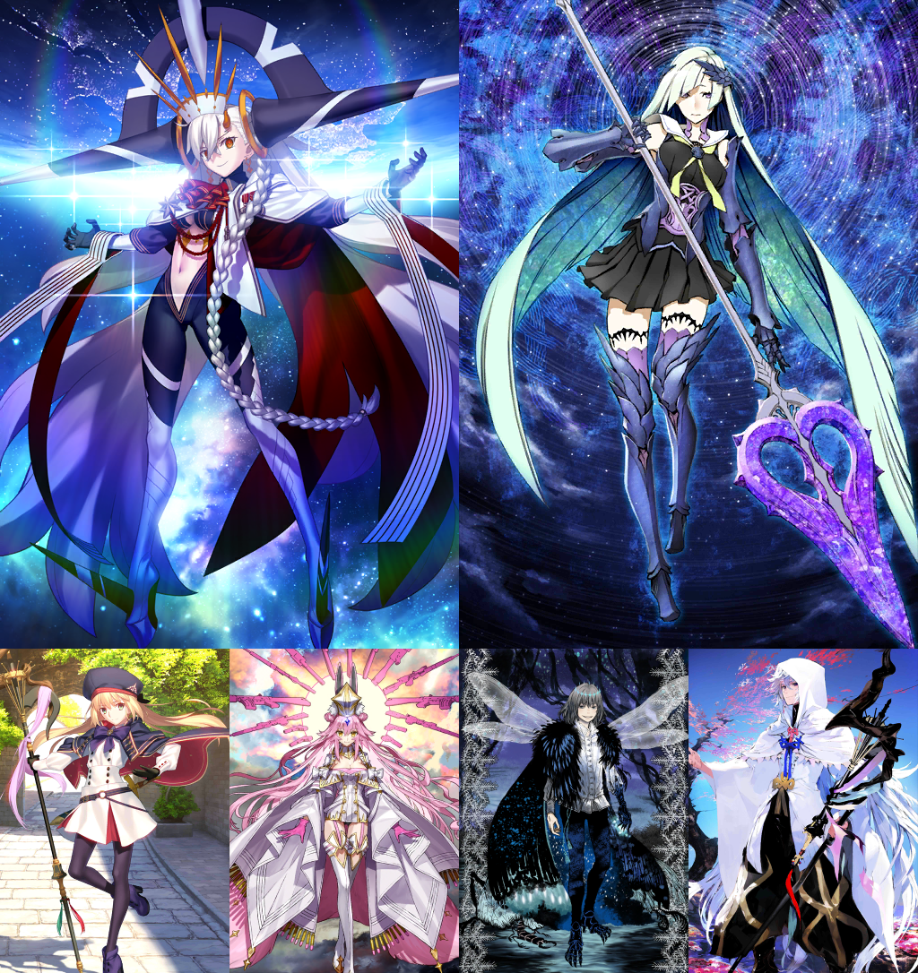 [JP] FGO U-Olga Marie Brynhildr + Artoria Caster Koyanskaya Oberon Merlin Fate Grand Order Unbeast starter account-Mobile Games Starter