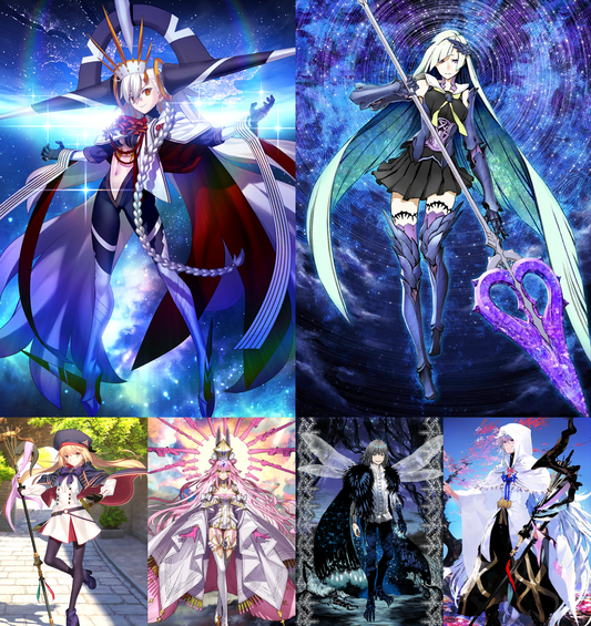[JP] FGO U-Olga Marie Brynhildr + Artoria Caster Koyanskaya Oberon Merlin Fate Grand Order Unbeast starter account-Mobile Games Starter