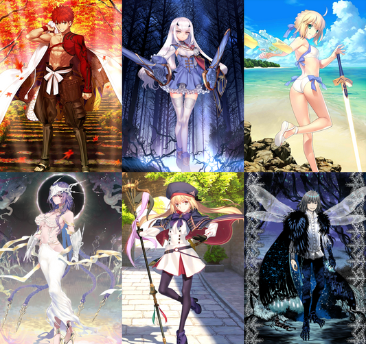 [JP] FGO Urd Artoria Caster Castoria Fairy Knight Lancelot Melusine Muramasa Oberon Fate Grand Order starter account-Mobile Games Starter