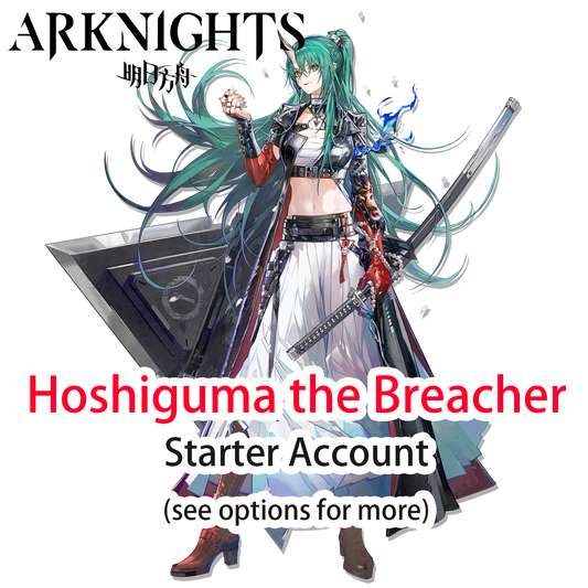 [JP] Hoshiguma the Breacher+ 6★ Arknights Starter account (see options)-Mobile Games Starter