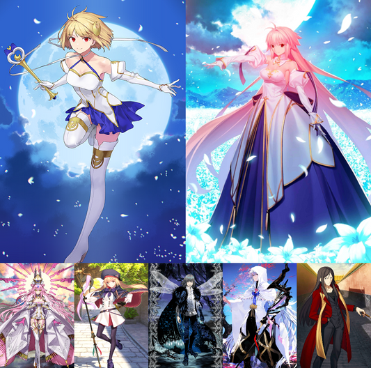 [JP] [INSTANT] Arcueid Phantasmoon + Koyanskaya Castoria Oberon Merlin + 2300-3000SQ FGO Fate Grand Order endgame quartz account-Mobile Games Starter