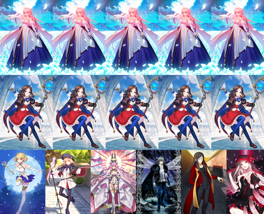 [JP] [INSTANT] double NP5 Arcueid NP5 Leonardo + Phantasmoon Castoria Koyanskaya Oberon BG FGO Fate Grand Order endgame account-Mobile Games Starter