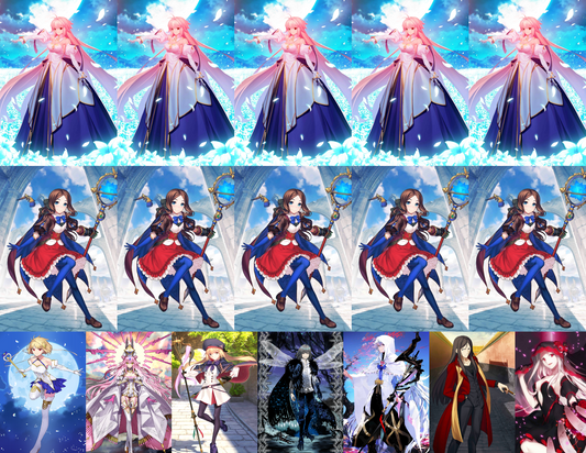 [JP] [INSTANT] double NP5 Arcueid NP5 Leonardo + Phantasmoon Castoria Koyanskaya Oberon Merlin BG FGO Fate Grand Order endgame account-Mobile Games Starter