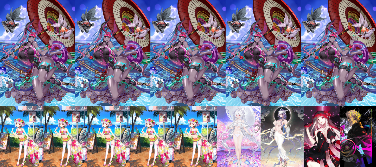 [JP] [INSTANT] double NP5 Kama NP5 Ibuki berserker + Lady Avalon + Urd + 5~6x5* + Black Grail Kscope FGO Fate Grand Order endgame account-Mobile Games Starter