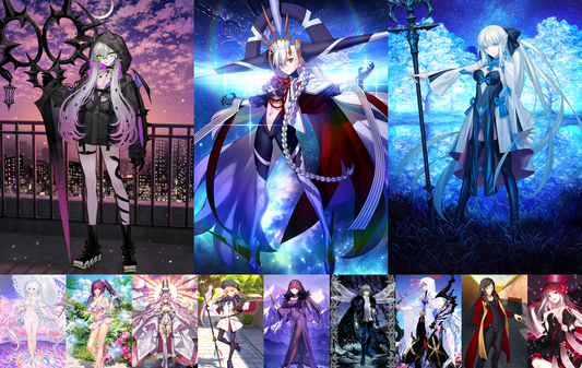 [JP] [INSTANT] FGO 7200-8000SQ + Castoria Koyanskaya Oberon Skadi Lady Avlaon Merlin Waver BG Fate Grand Order endgame quartz account-Mobile Games Starter