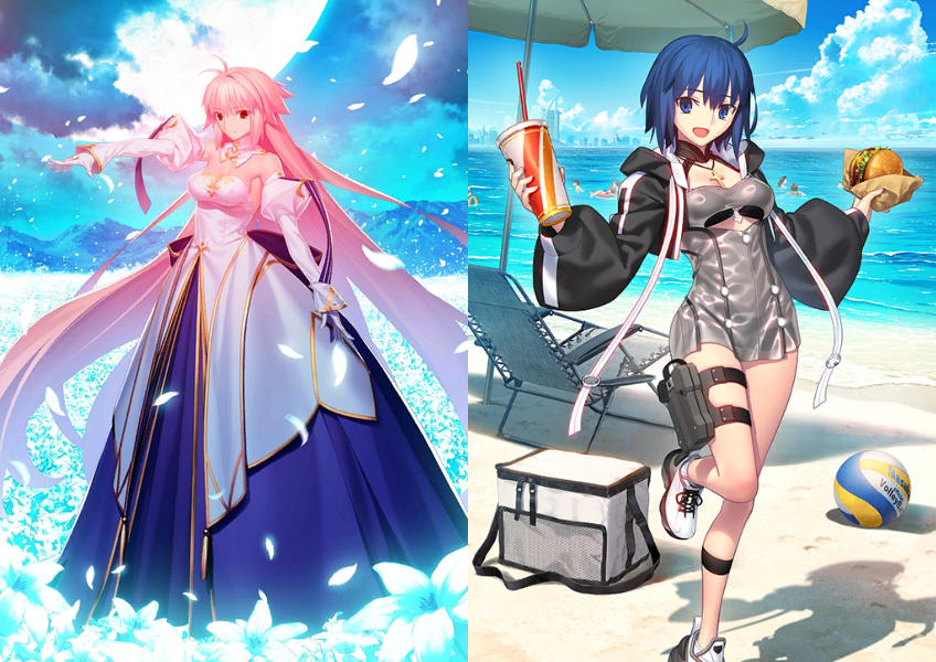 [JP] [INSTANT] FGO Arcueid + Ciel + 2500-3000SQ + 200tickets Fate Grand Order Archetype: Earth starter account-Mobile Games Starter
