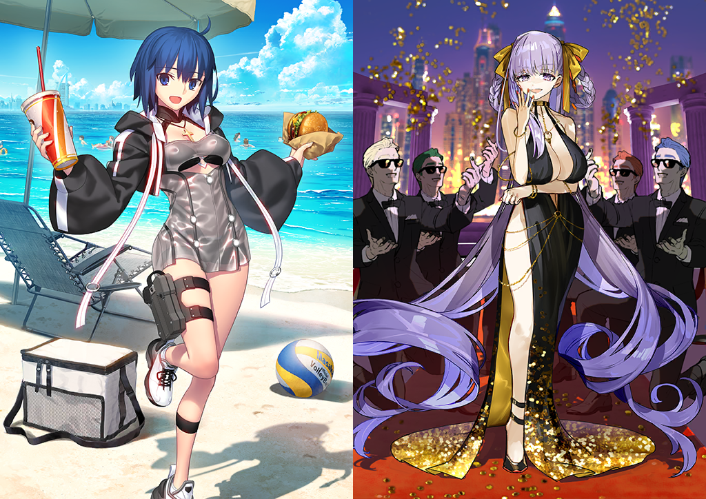 [JP] [INSTANT] FGO Ciel + BB Dubai + 1000SQ Fate Grand Order Mysterious Executor C.I.E.L starter account (see options)-Mobile Games Starter