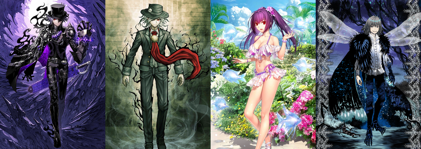 [JP] [INSTANT] FGO Dantes Monte Cristo Skadi ruler Oberon + 2 random limited 5* Fate Grand Order starter account-Mobile Games Starter