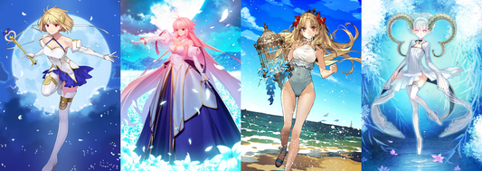 [JP] [INSTANT] FGO double Arcueid Phantasmoon + Tiamat Larva Space Ereshkigal + 4000~5000SQ Fate Grand Order endgame quartz account-Mobile Games Starter