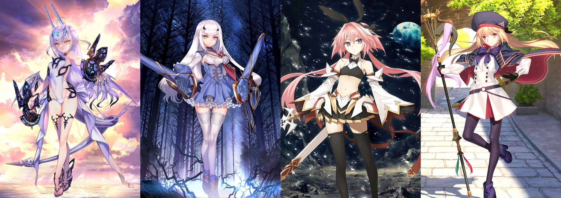 [JP] [INSTANT] FGO double Melusine Fairy Knight Lancelot + Artoria Caster Astolfo Waver Fate Grand Order starter account-Mobile Games Starter