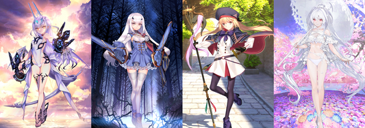 [JP] [INSTANT] FGO double Melusine Fairy Knight Lancelot + Artoria Caster Lady Avalon Fate Grand Order starter account-Mobile Games Starter