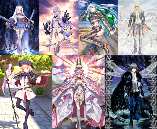 [JP] [INSTANT] FGO double Melusine Fairy Knight Lancelot + Kukulkan Tezcatlipoca Koyanskaya Artoria Caster Oberon Fate Grand Order starter account-Mobile Games Starter