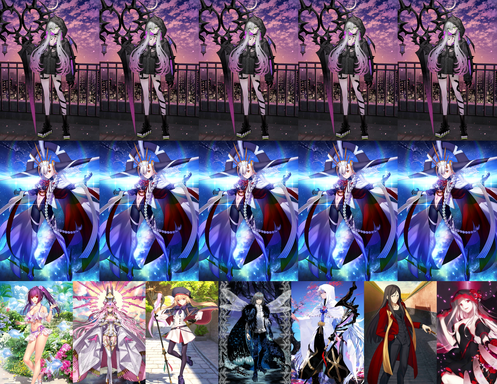 [JP] [INSTANT] FGO double NP5 Lilith + NP5 U-Olga Marie + Koyanskaya Castoria Oberon Skadi Merlin Waver + 2000-4000SQ Fate Grand Order Unbeast endgame quartz account (see options)-Mobile Games Starter