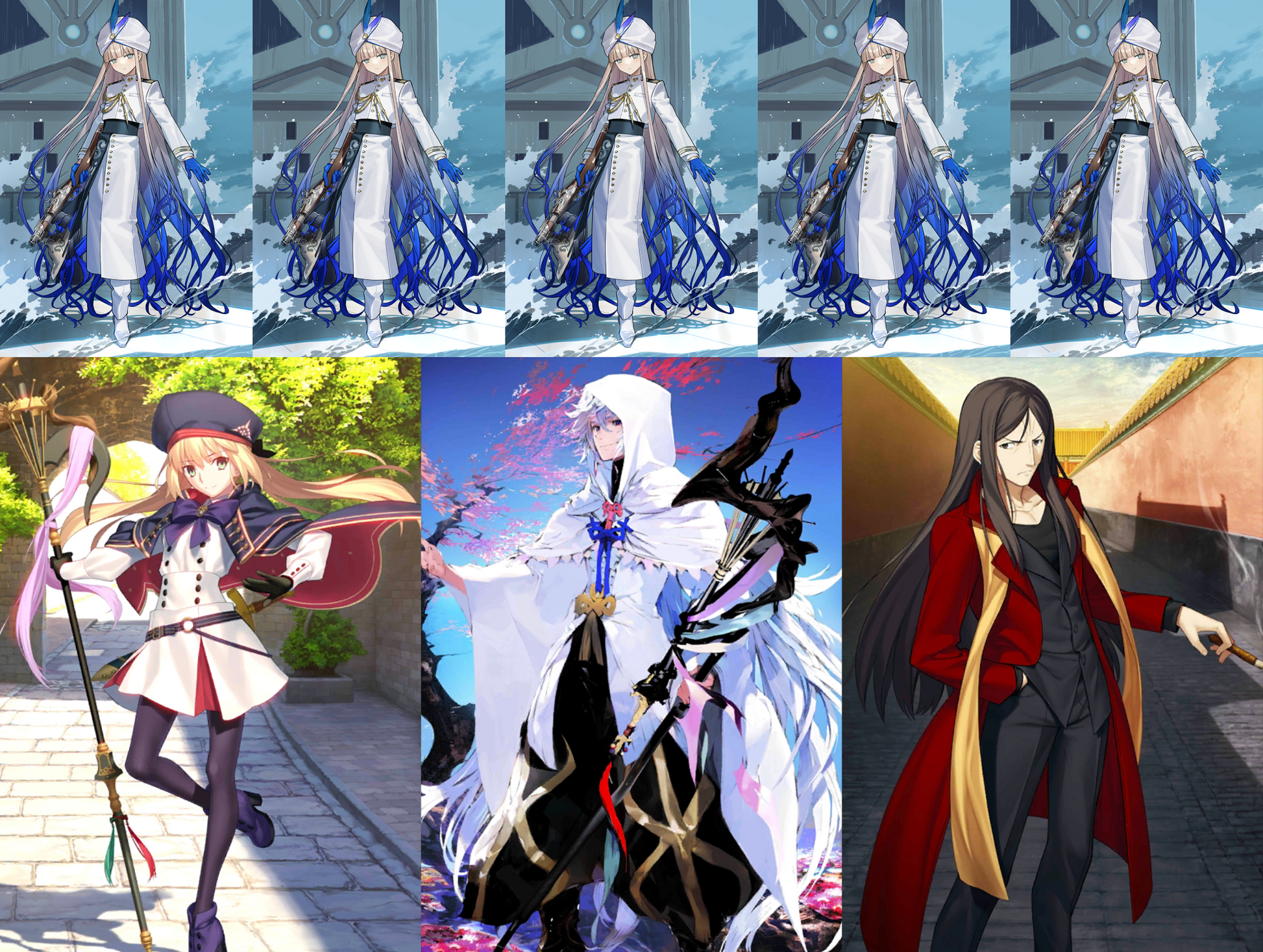 [JP] [INSTANT] FGO double NP5 Noah + NP5 U-Olga Marie + Koyanskaya Castoria Oberon Skadi Merlin Waver + 2000-4000SQ Fate Grand Order Nemo Unbeast endgame quartz account (see options)-Mobile Games Starter
