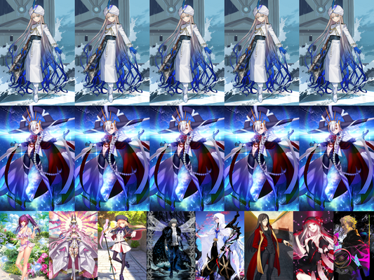 [JP] [INSTANT] FGO double NP5 Noah + NP5 U-Olga Marie + Koyanskaya Castoria Oberon Skadi Merlin Waver + 2000-4000SQ Fate Grand Order Nemo Unbeast endgame quartz account (see options)-Mobile Games Starter