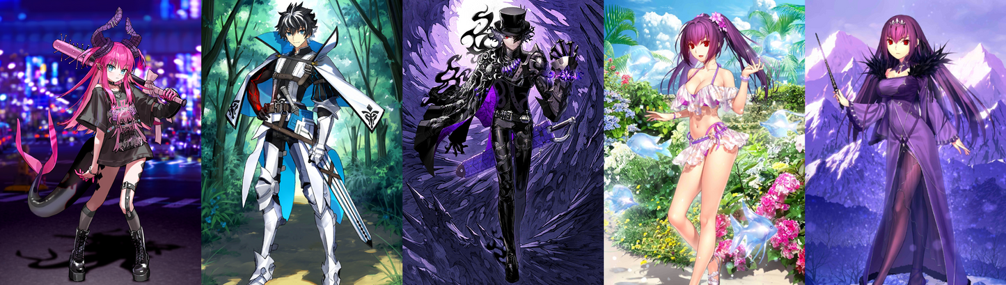 [JP] [INSTANT] FGO Elizabeth Charlemagne Monte Cristo + double Skadi + Chloe Fate Grand Order starter account-Mobile Games Starter