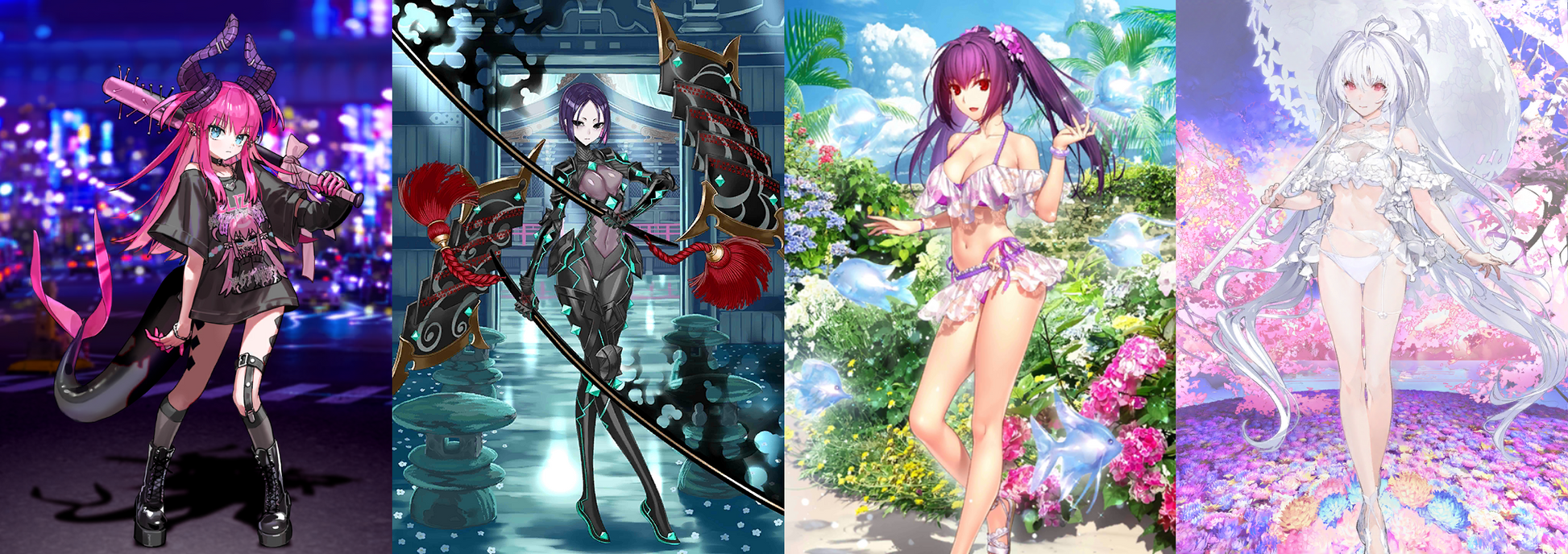 [JP] [INSTANT] FGO Elizabeth Ushi Gozen + Skadi Lady Avalon + Chloe Fate Grand Order starter account-Mobile Games Starter