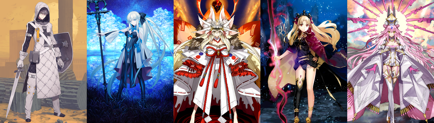 [JP] [INSTANT] FGO Jacques de Molay (Saber) + Morgan Koyanskaya Darkness Ereshkigal Fate Grand Order starter account-Mobile Games Starter