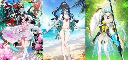 [JP] [INSTANT] FGO Komachi summer + Tenochtitlan + Kiyohime Fate Grand Order starter account-Mobile Games Starter