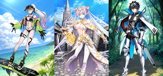 [JP] [INSTANT] FGO Lilith rider Britomart Charlemagne + 1000-1200SQ Fate Grand Order starter account-Mobile Games Starter