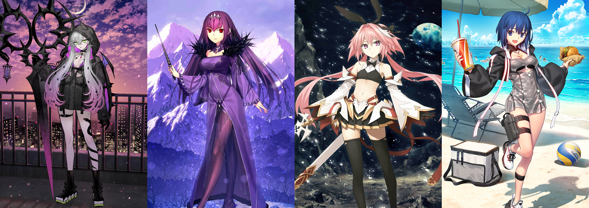 [JP] [INSTANT] FGO Lilith + Skadi Astolfo Ciel + 2000-2200SQ Fate Grand Order endgame quartz account-Mobile Games Starter