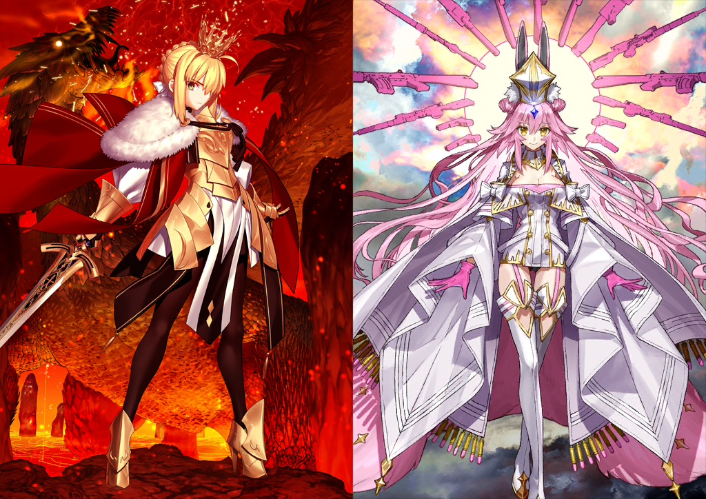 [JP] [INSTANT] FGO Lord Logres + Koyanskaya + 3 random limited 5* + 100-200SQ Fate Grand Order starter account-Mobile Games Starter