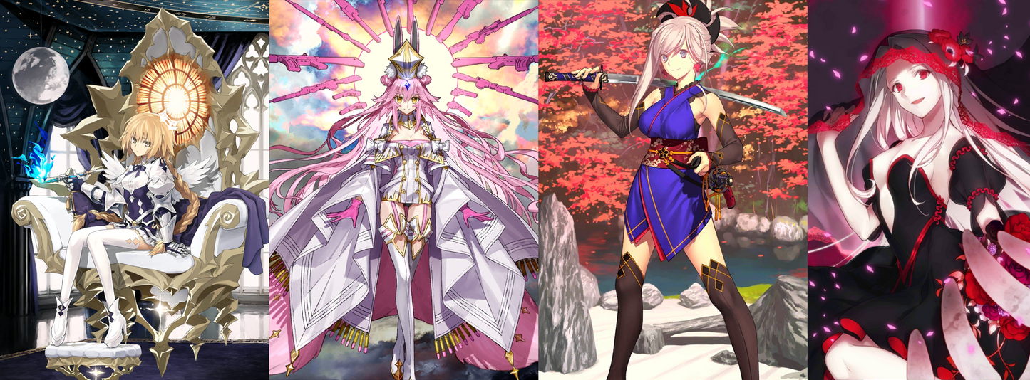 [JP] [INSTANT] FGO Metatron Jeanne Musashi saber + Koyanskaya Black Grail + 3~4x5* Fate Grand Order starter account-Mobile Games Starter