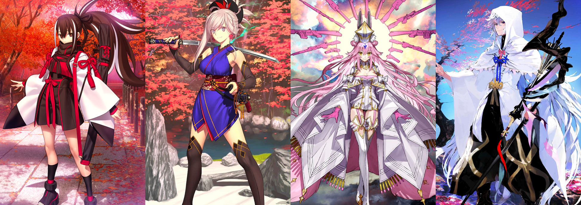 [JP] [INSTANT] FGO NP2 Gensai + Musashi + Koyanskaya Merlin BG Fate Grand Order starter account-Mobile Games Starter