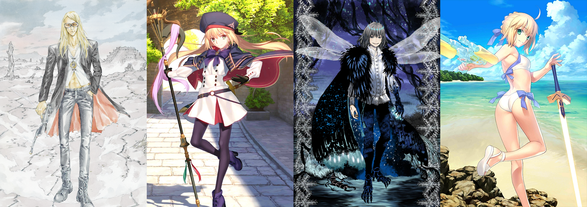 [JP] [INSTANT] FGO NP2 Tezcatlipoca Artoria archer + NP2 Artoria Caster Oberon Fate Grand Order starter account-Mobile Games Starter