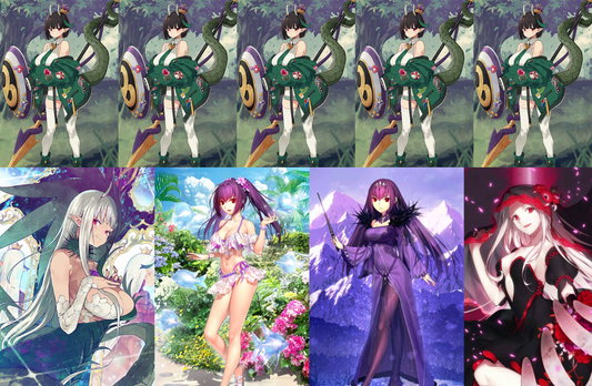 [JP] [INSTANT] FGO NP5 Biscione + double Skadi BG + 300-400 tickets Fate Grand Order starter account-Mobile Games Starter