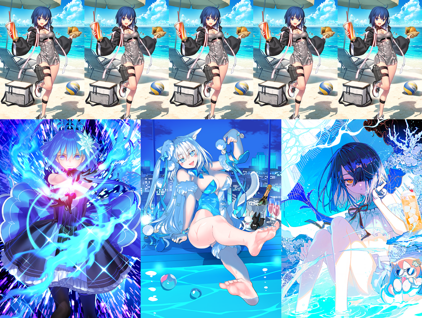 [JP] [INSTANT] FGO NP5 Ciel + 5Dobrynya 5Xu Fu Fate Grand Order Mysterious Executor C.I.E.L starter account-Mobile Games Starter