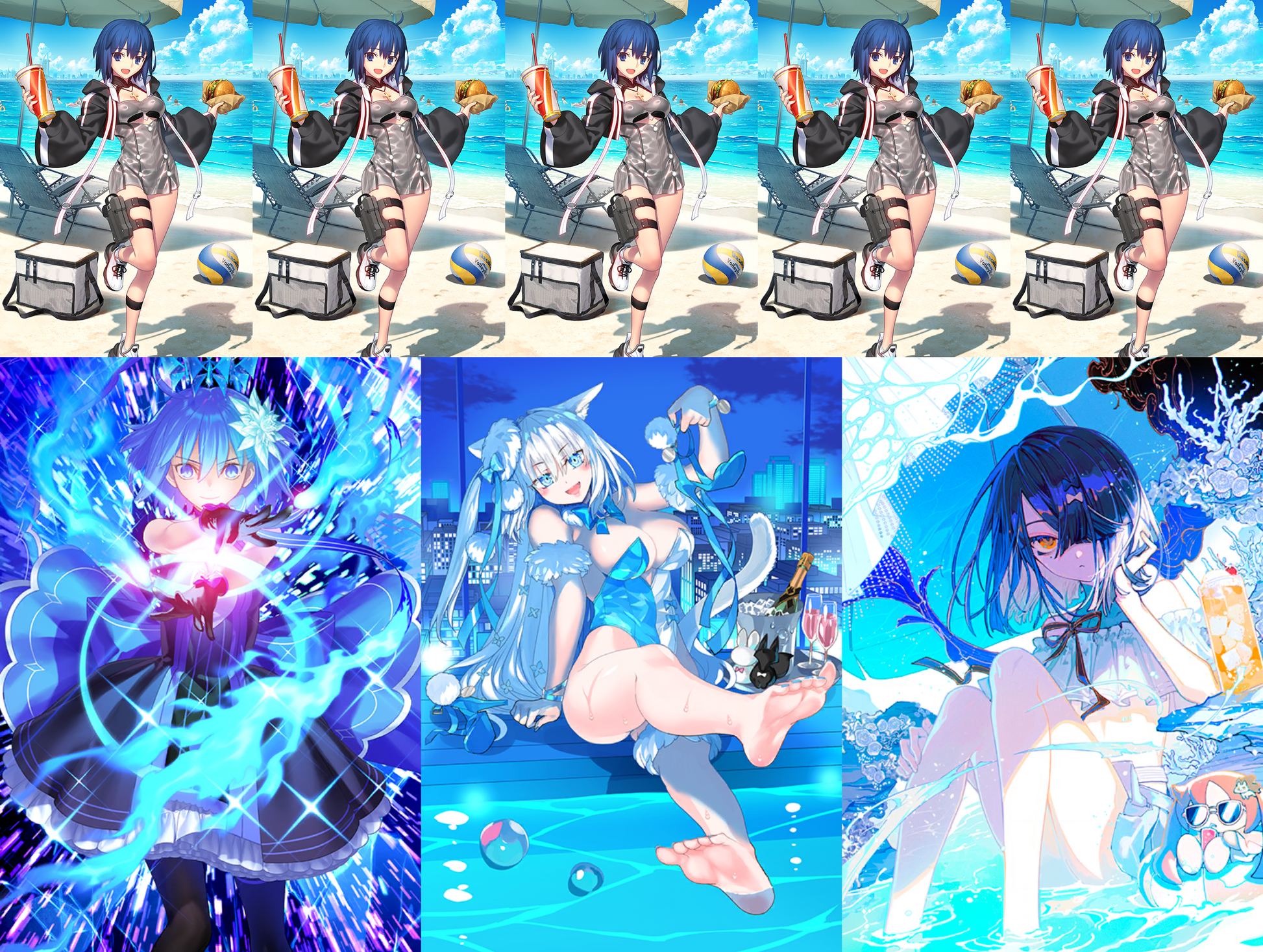 [JP] [INSTANT] FGO NP5 Ciel + 5Dobrynya 5Xu Fu Fate Grand Order Mysterious Executor C.I.E.L starter account-Mobile Games Starter