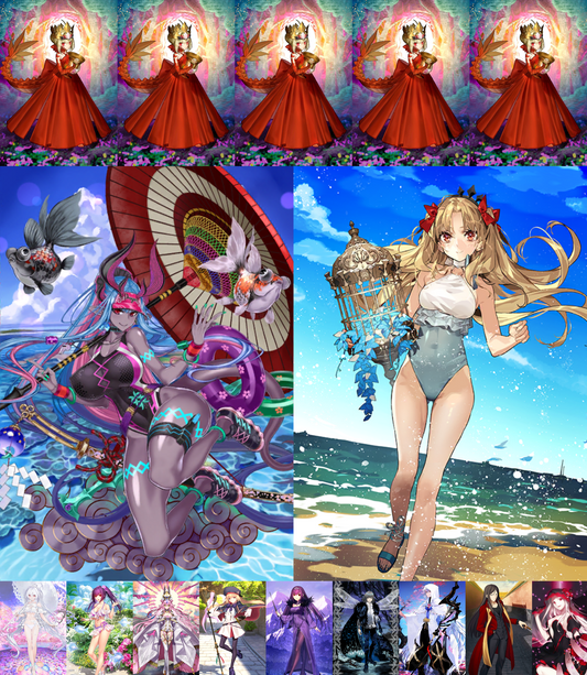[JP] [INSTANT] FGO NP5 Draco +Space Ereshkigal Ibuki Lady Avalon Koyanskaya Castoria Skadi Fate Grand Order endgame account-Mobile Games Starter