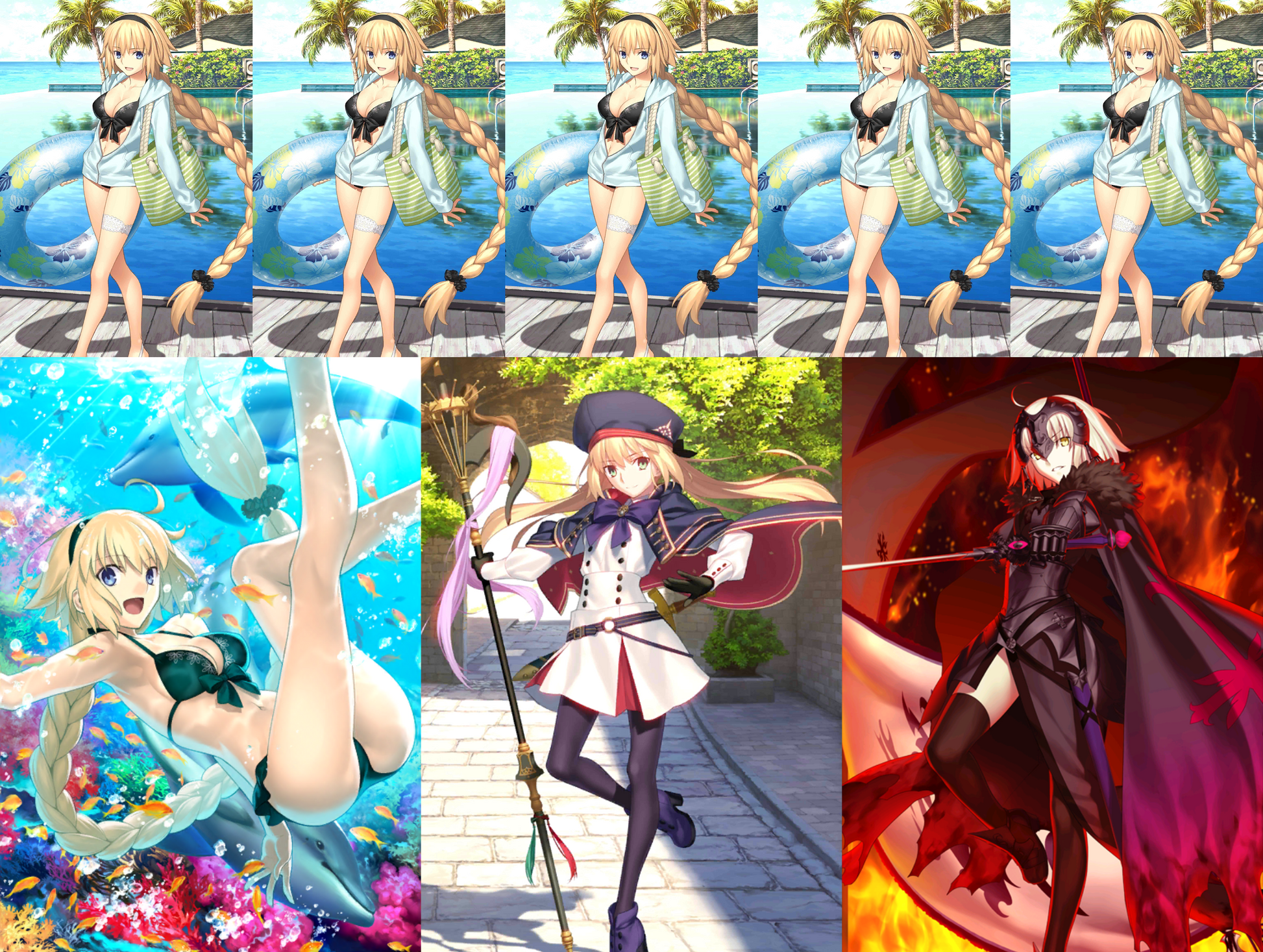 [JP] [INSTANT] FGO NP5 Jeanne archer + Castoria Jeanne alter Frankenstein Fate Grand Order endgame account-Mobile Games Starter