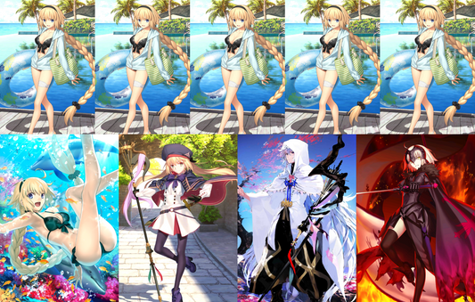 [JP] [INSTANT] FGO NP5 Jeanne archer + Castoria Merlin Jeanne alter 5Frankenstein + 1000-2000SQ Fate Grand Order endgame account-Mobile Games Starter