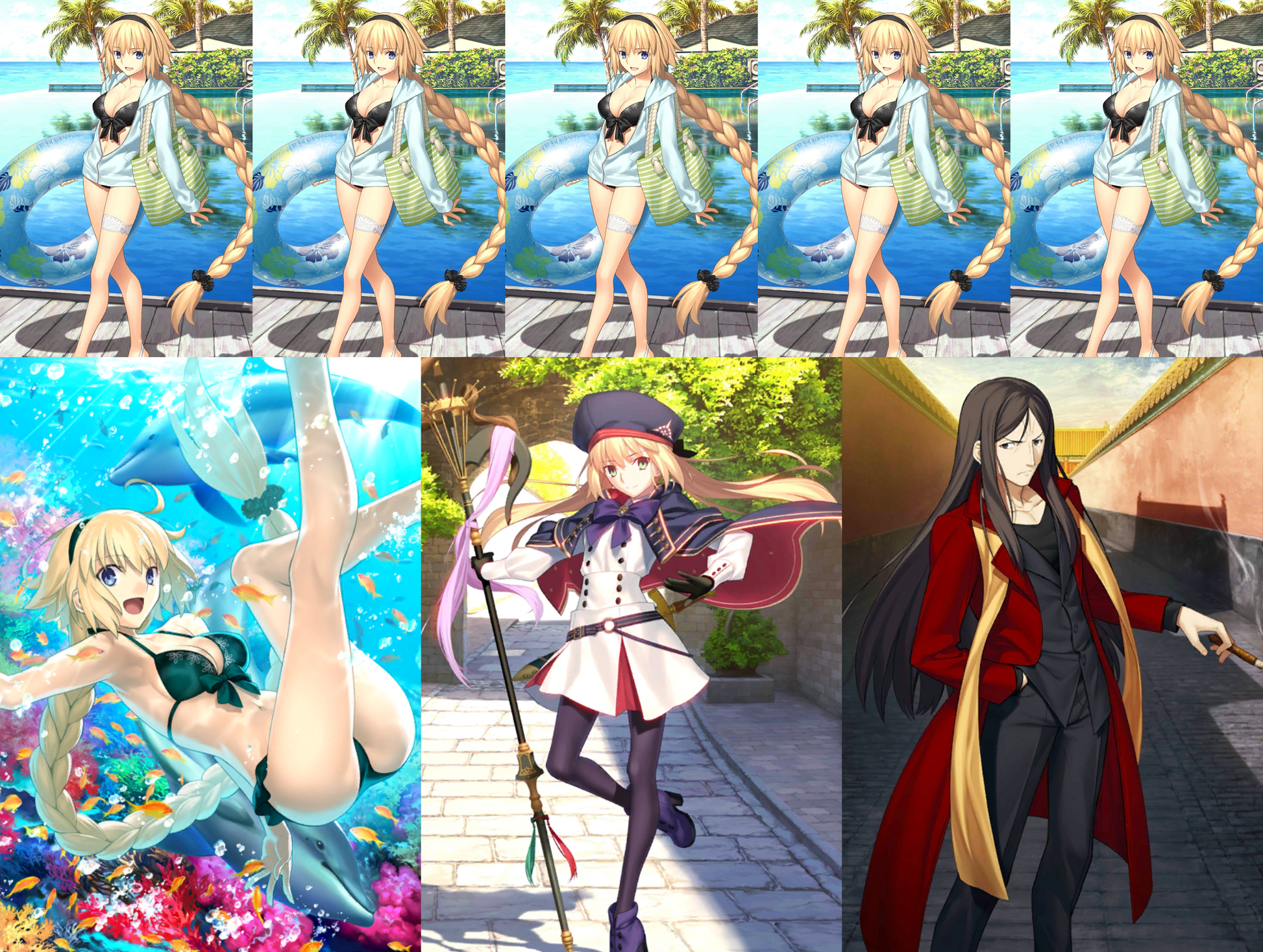 [JP] [INSTANT] FGO NP5 Jeanne archer + Castoria Waver 5Frankenstein + 1000SQ Fate Grand Order endgame account-Mobile Games Starter