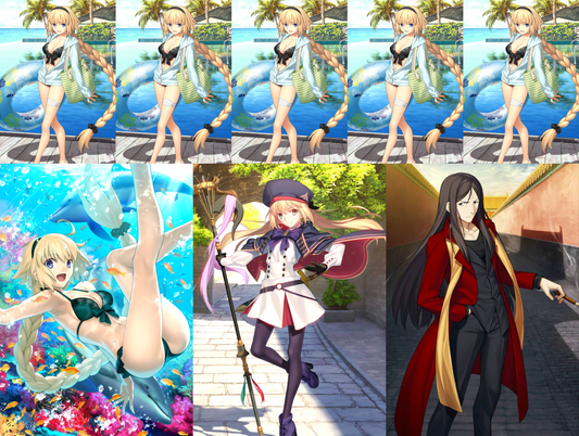 [JP] [INSTANT] FGO NP5 Jeanne archer + Castoria Waver 5Frankenstein + 1000SQ Fate Grand Order endgame account-Mobile Games Starter