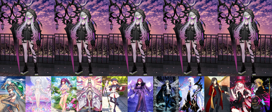 [JP] [INSTANT] FGO NP5 Lilith + Koyanskaya Castoria Oberon Skadi Merlin Waver + 3000-3500SQ Fate Grand Order endgame quartz account-Mobile Games Starter
