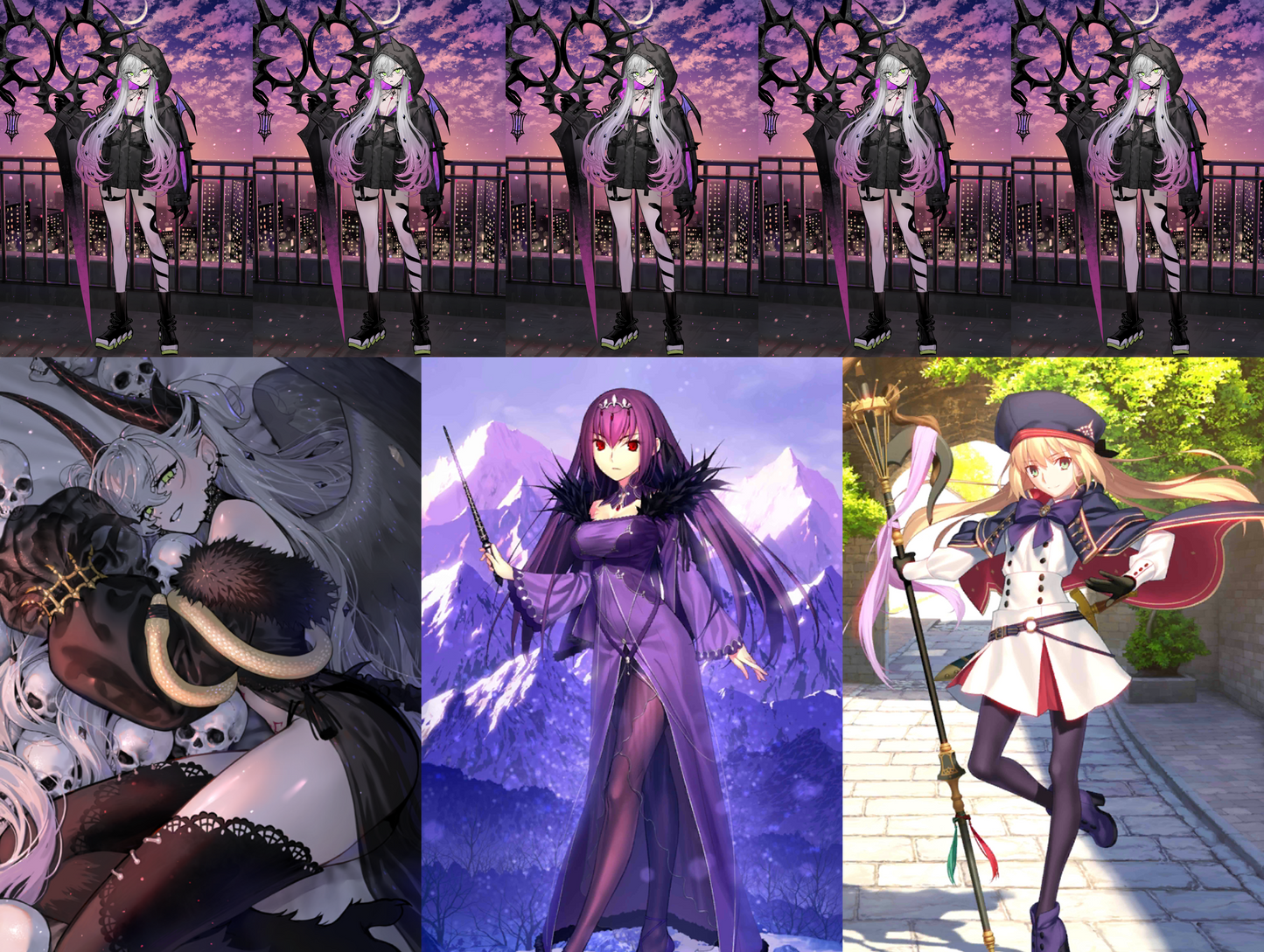 [JP] [INSTANT] FGO NP5 Lilith + Skadi + Artoria Caster + 300-400 tickets Fate Grand Order starter account-Mobile Games Starter