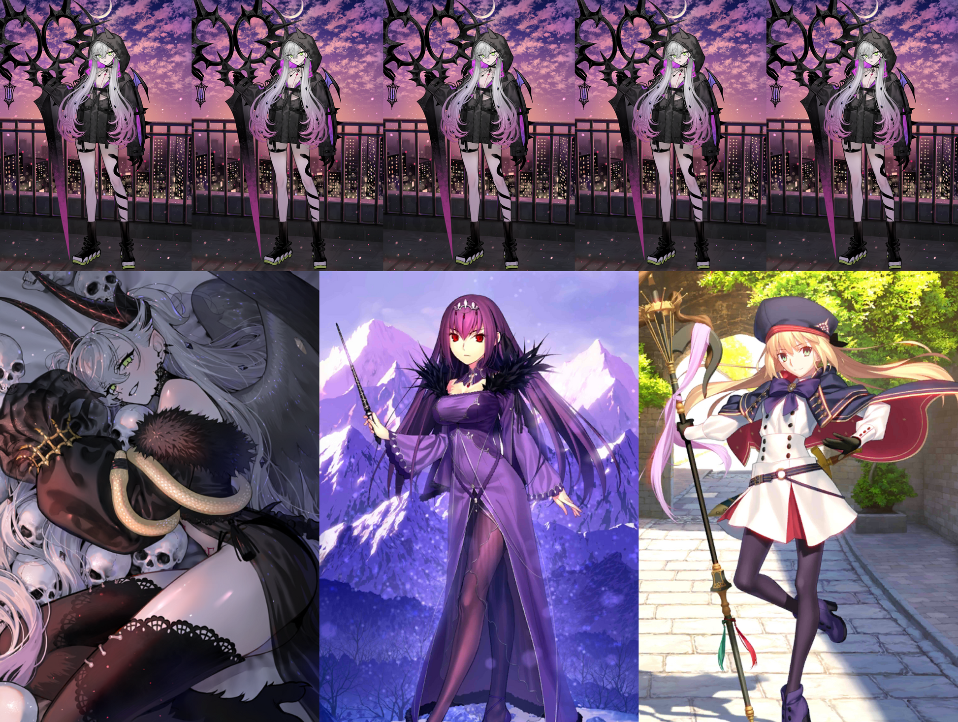 [JP] [INSTANT] FGO NP5 Lilith + Skadi + Artoria Caster + 300-400 tickets Fate Grand Order starter account-Mobile Games Starter