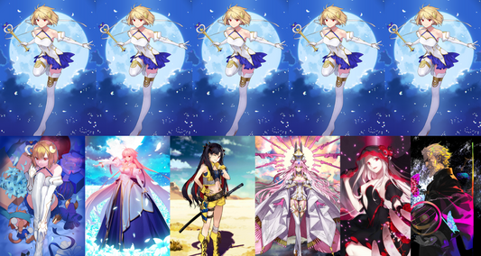 [JP] [INSTANT] FGO NP5 Phantasmoon + Arcueid Space Ishtar Koyanskaya + 2300~3000SQ Fate Grand Order endgame quartz account-Mobile Games Starter