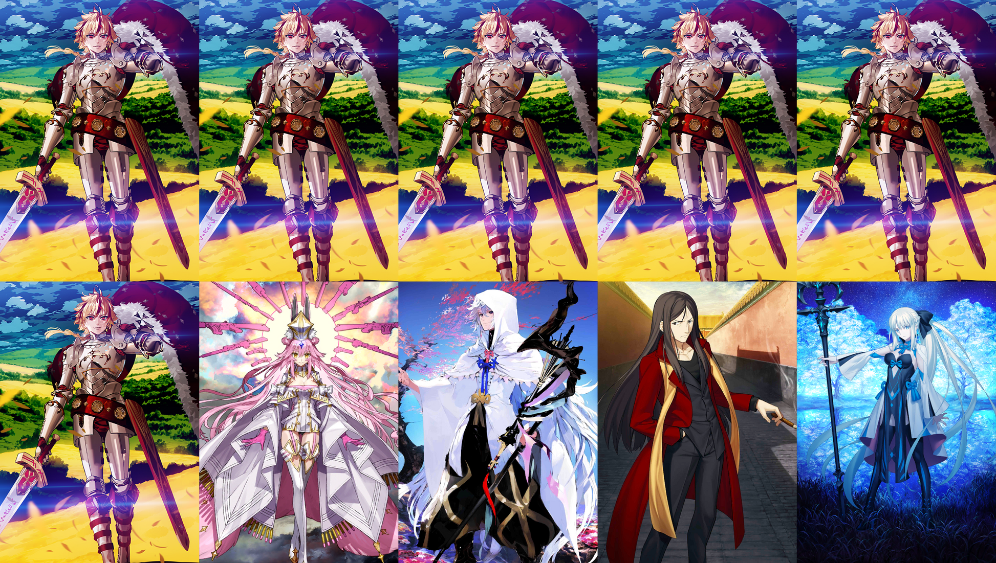 [JP] [INSTANT] FGO NP5 Richard I + Morgan Koyanskaya Merlin Waver +2000~2200SQ Fate Grand Order endgame quartz account-Mobile Games Starter