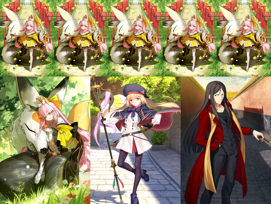 [JP] [INSTANT] FGO NP5 Tamamo Aria + Castoria Waver + 2~3 random limited 5* + 1000-1500SQ Fate Grand Order endgame account-Mobile Games Starter