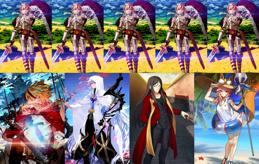 [JP] [INSTANT] FGO NP6 Richard I + Merlin Tamamo Waver +400~500SQ Fate Grand Order NP5 endgame quartz account-Mobile Games Starter